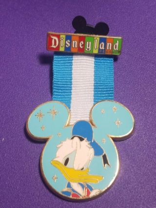 Pin 53134 Dlr Disneyland - Donald Duck - Medal Ribbon 2007 No Card Tag