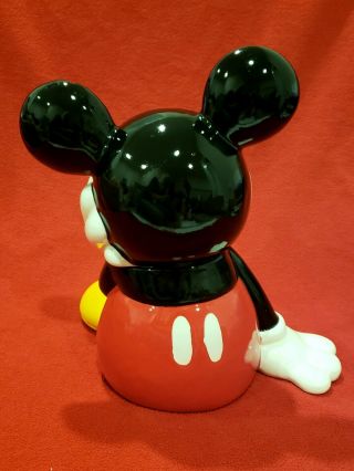 Treasure Craft Disney Mickey Mouse COLLECTIBLE CERAMIC Cookie Jar 2