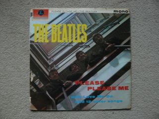 1963 Issue Uk Parlophone Lp The Beatles Please Please Me Pmc 1202