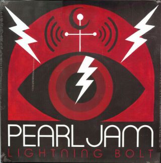 Pearl Jam Lightning Bolt Die - Cut Gatefold Sleeve Vinyl Record Lp