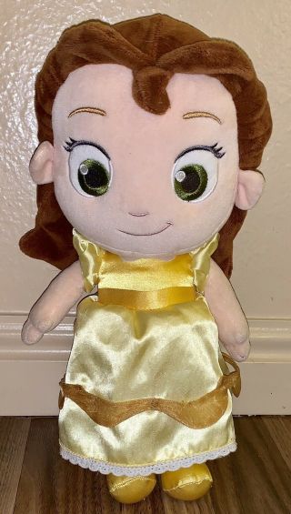 Disney Store Beauty And The Beast Princess Belle Toddler Plush Doll