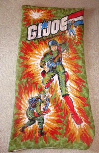 Vintage 1982 G.  I.  Gi Joe Real American Hero Soldier Kids Sleeping Bag Hasbro