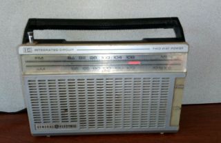 Ge General Electric Radio 7 - 2650a Fm - Am Integrated Circuit Two Way Power