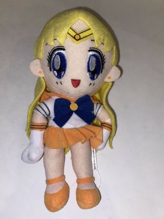 Sailor Moon Sailor Venus 8 " Stuffed Plush Doll Great Eastern Entertainment Euc