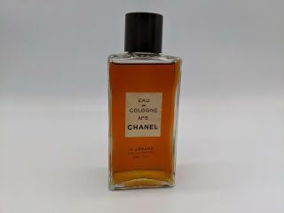 Chanel No.  5 Eau De Cologne 4 Oz 120ml Splash Vintage Perfume No5 York