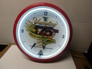 2004 Yuengling Brewery 175 Anniversary 20 " Neon Clock By Image Time Inc