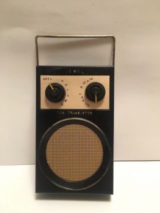 Jewel Transistor Radio 1960’s Vintage Transistor Radio