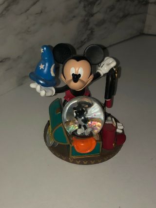 Disney World Theme Park Mickey Mouse Snow Globe Magic Kingdom Ss