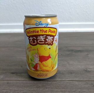 Discontinued Japanese Winnie The Pooh Coca - Cola Disney Full Can Beverage 2002