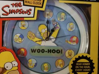 The Simpsons Homer Talking Wall Clock.  Still