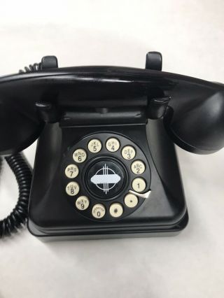 Classic Old Fashion Style Crosley Remake Of Black Desk Phone Cr - 62