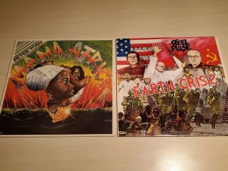 Reggae Vinyl Lp Record Albums Peter Tosh Mama Africa & Steel Pulse Earth Crisis