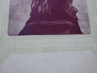 Vintage Postcard,  Actress Florence Lawrence by Dr Miles Anti Pain Pills 2