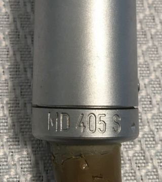 Vintage Sennheiser Microphone MD 405S Made In Germany 3