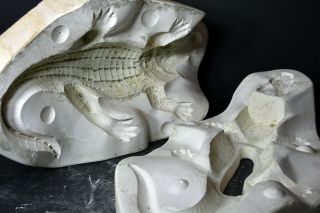 18 " Vintage Bilmar Large Mold Alligator Ceramic