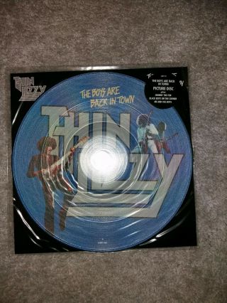 Vinyl 12 " Single - Thin Lizzy - The Boys Are Back In Town Picture Disc - Exc Con