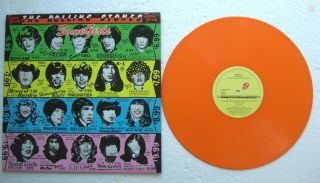 Rolling Stones Orange Vinyl Some Girls Lp Holland 1978