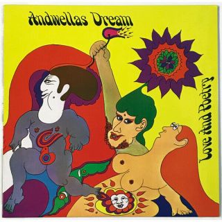 Andwellas Dream Love And Poetry Lp 1969 Uk Rare Hard Psych Rock Reissue Vinyl