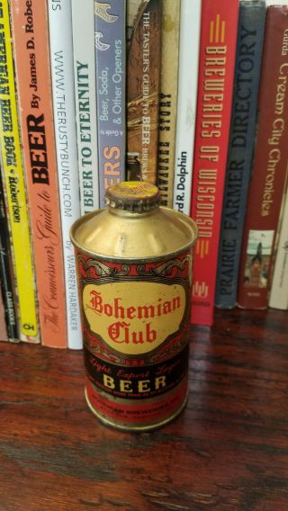 Bohemian Club Light Export 12oz Cone Top Beer Can Lp Irtp 4 Alcohol Statement