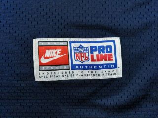 VTG 90s Nike Mens Deion Sanders Dallas Cowboys NFL Pro Line Jersey XL 3