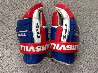 Vintage Louisville Gl Tps Hockey Gloves Montreal Canadians Colors Adult
