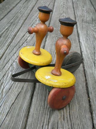 Vintage Childs Whirly Tinker Pull Toy By The Toy Tinkers