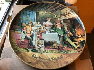Vintage 24 " Falstaff Beer The House Of Falstaff Wall Tray Ad Sign