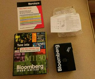 Bloomberg Wbbr Am 1130 Transister Radio In Orig Mailing Box 1990
