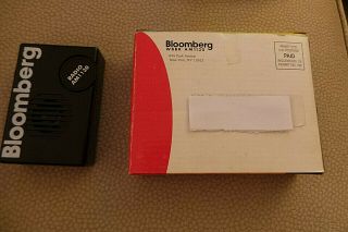 Bloomberg WBBR AM 1130 Transister Radio in orig mailing box 1990 3
