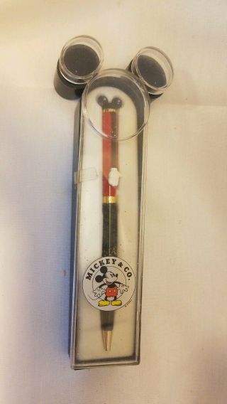Mickey & Co Colibri Disney Pen.  Mouse Ears.  White Glove.  Gifts.  Ball Point.