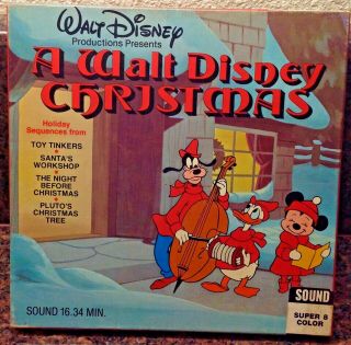 Walt Disney 8 Home Movie Box " A Walt Disney Christmas " Condirion