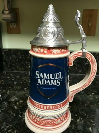 Samuel Adams Octoberfest 2019 Collectible Limited Edition Beer Stein 3864