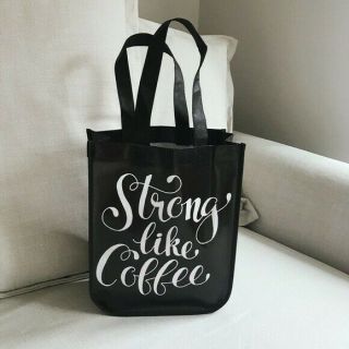 Starbucks Strong Like Coffee Reusable Tote Bag Black - 2017 Christmas Promo