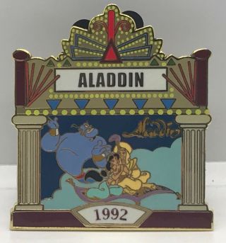 Disney Store Japan Pin 15064 Jds 10th Anniversary Films Aladdin Jasmine Genie