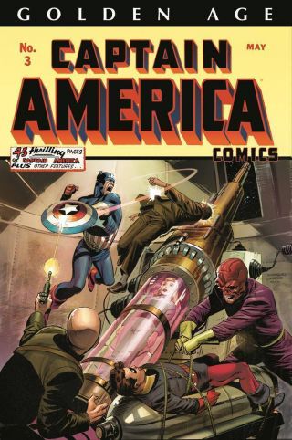 Golden Age Captain America Omnibus Vol 1 Hardcover Marvel Comics Weeks Cover Hc