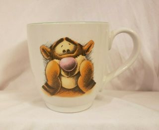 Disney Store Tigger Large Ceramic Coffee Mug Cup