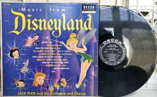 Jack Pleis & His Orch.  - Music From Disneyland Decca Lp Vg,  Childrens Mono Dg