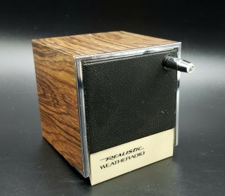 Vintage Tandy Corp Radio Shack Realistic Weatheradio Cube Model 12 - 181