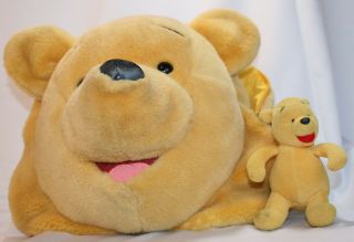 Disney Winnie The Pooh Bear Soft Backpack Bag