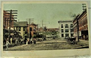Pre1906 Undivided Back 13th Street & Great Southern Hotel Gulfport,  Miss
