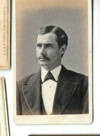 Cleveland Oh 1870s Cdv Photo 85 Young Man By Ryder
