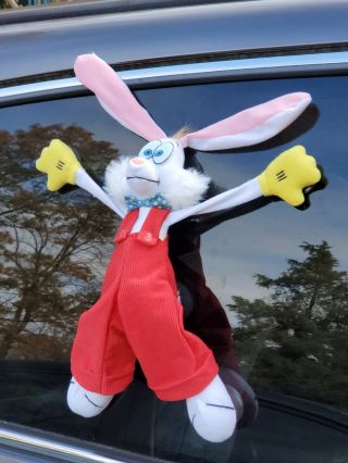 Who Framed Roger Rabbit - Plush Stuffed Window Cling Sucker Toy - Vintage 1987
