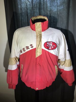 Vtg 90’s San Francisco 49ers Pro Player Jacket By Daniel Young Men’s Size Small