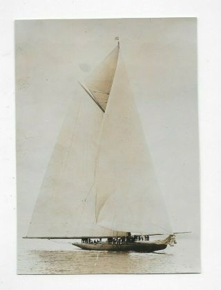 1920 Press Photo Yacht Shamrock Iv Sir Thomas Lipton 1255
