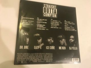 Straight Outta Compton Ice Cube Rap Record RARE vinyl 180g 2 Album 2
