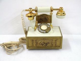 Vintage French Victorian Style Rotary Dial Telephone