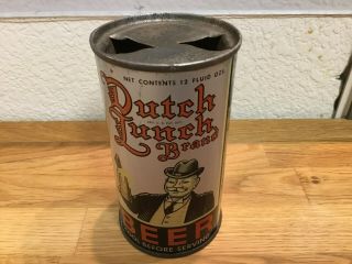 Dutch Lunch Beer (57 - 30) Empty Oi Flat Top Beer Can By Grace,  Santa Rosa,  Ca