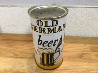 Old German Beer (106 - 34) Empty Flat Top Beer Can By Colonial,  Hammonton,  Nj