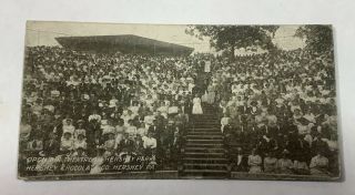 Antique Early 1900s Open Air Theatre Hershey Park Pa Chocolate Co Rppc Postcard