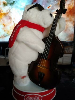 Coca - Cola Musical Cello Bear